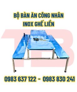 bo-ban-an-cong-nhan-inox-ghe-lien-inox-thai-binh