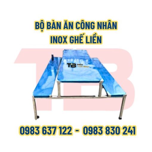 bo-ban-an-cong-nhan-inox-ghe-lien-inox-thai-binh