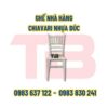 GHẾ NHÀ HÀNG CHIAVARI NHỰA ĐÚC