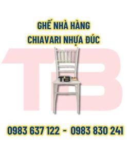 GHẾ NHÀ HÀNG CHIAVARI NHỰA ĐÚC