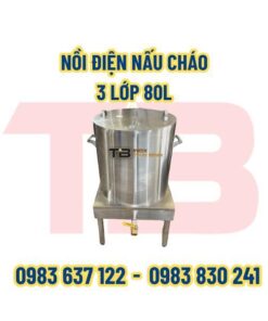 NỒI ĐIỆN NẤU CHÁO 3 LỚP 80L