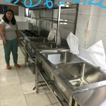 Bàn giao chậu rửa Inox