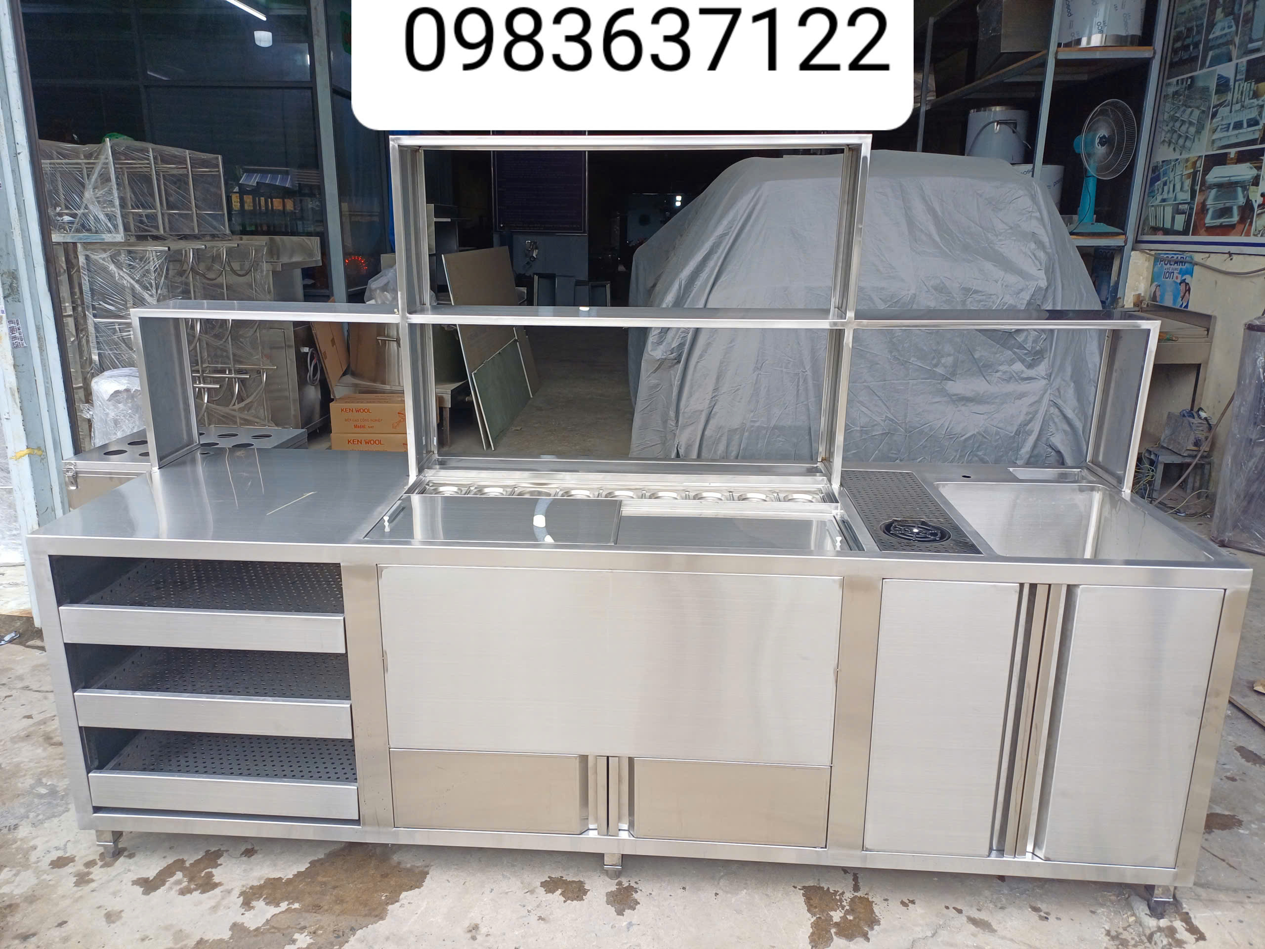 Quầy pha chế gia công theo yêu cầu