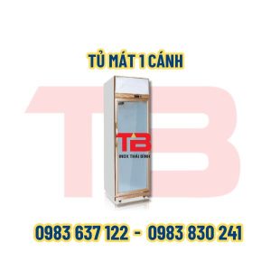 Tủ mát 1 cánh Inox Thái Bình