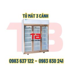 Tủ mát 3 cánh Inox Thái Bình