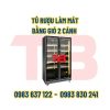 Tủ rượu làm mát bằng gió 2 cánh Inox Thái Bình