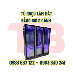 Tủ rượu làm mát 3 cánh
