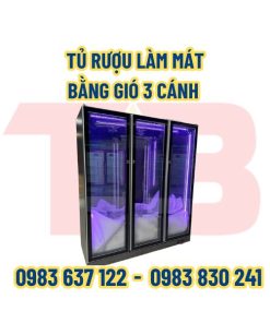 Tủ rượu làm mát 3 cánh