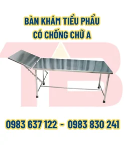 BÀN KHÁM TIỂU PHẪU LẮP RẮP 600x1800x750