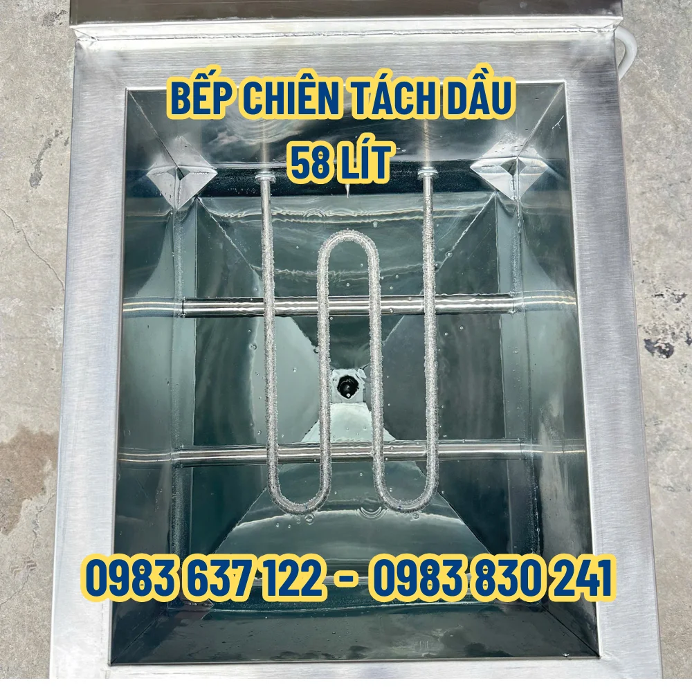 BẾP CHIÊN TÁCH DẦU 58 LÍT - Ảnh 4
