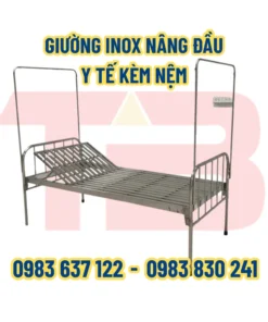 GIƯỜNG Y TẾ NÂNG ĐẦU D2000xN900xC550
