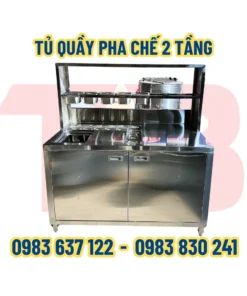 TỦ QUẦY PHA CHẾ 2 TẦNG